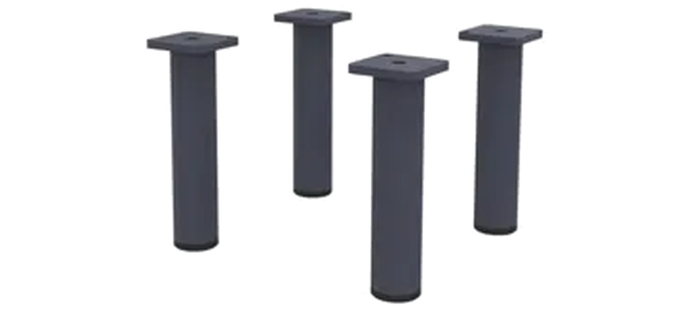 Extremis Walrus noge, 4 kosi, Antracit