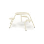 Extremis Virus picnic table, Cosmic cream (RAL1015)