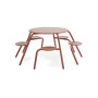 Extremis Virus picnic table, Copper brown (RAL8004)