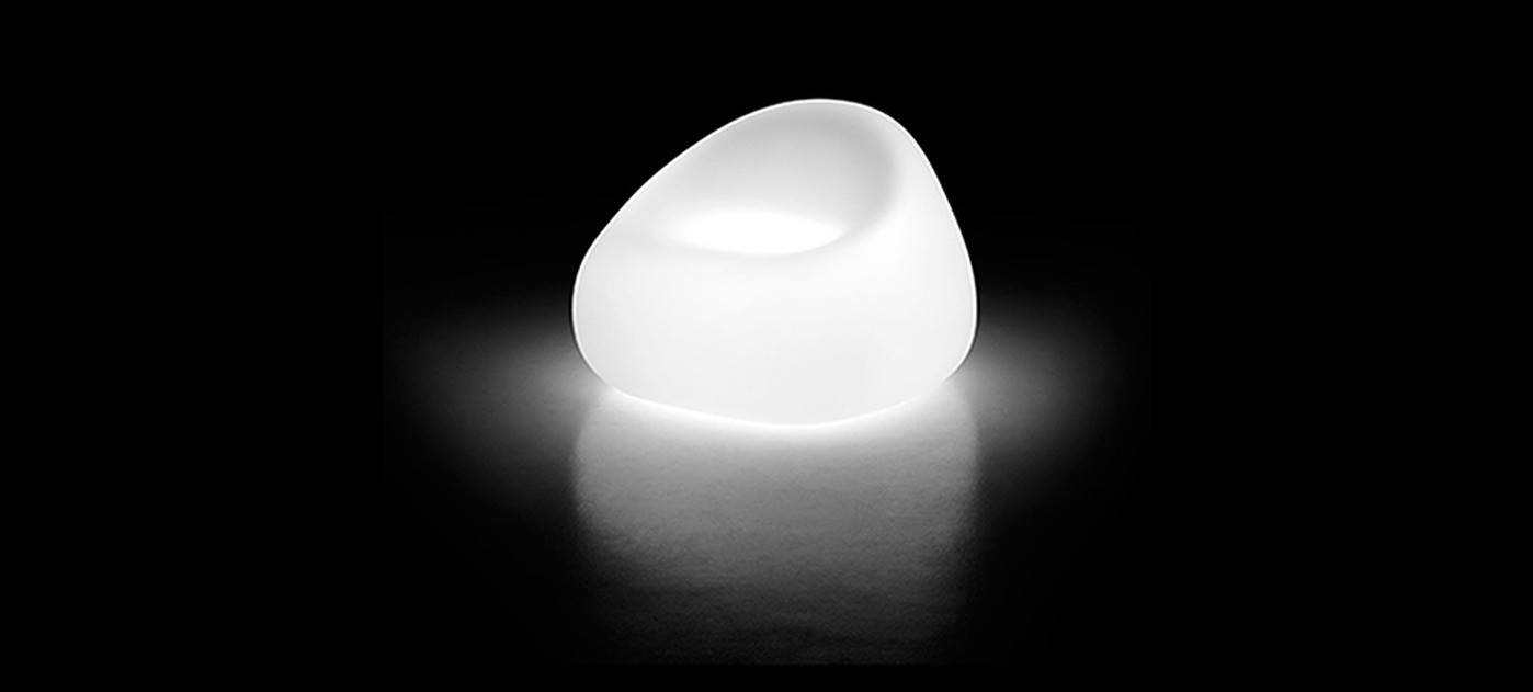 Plust Gumball poltrona, U1 White Light