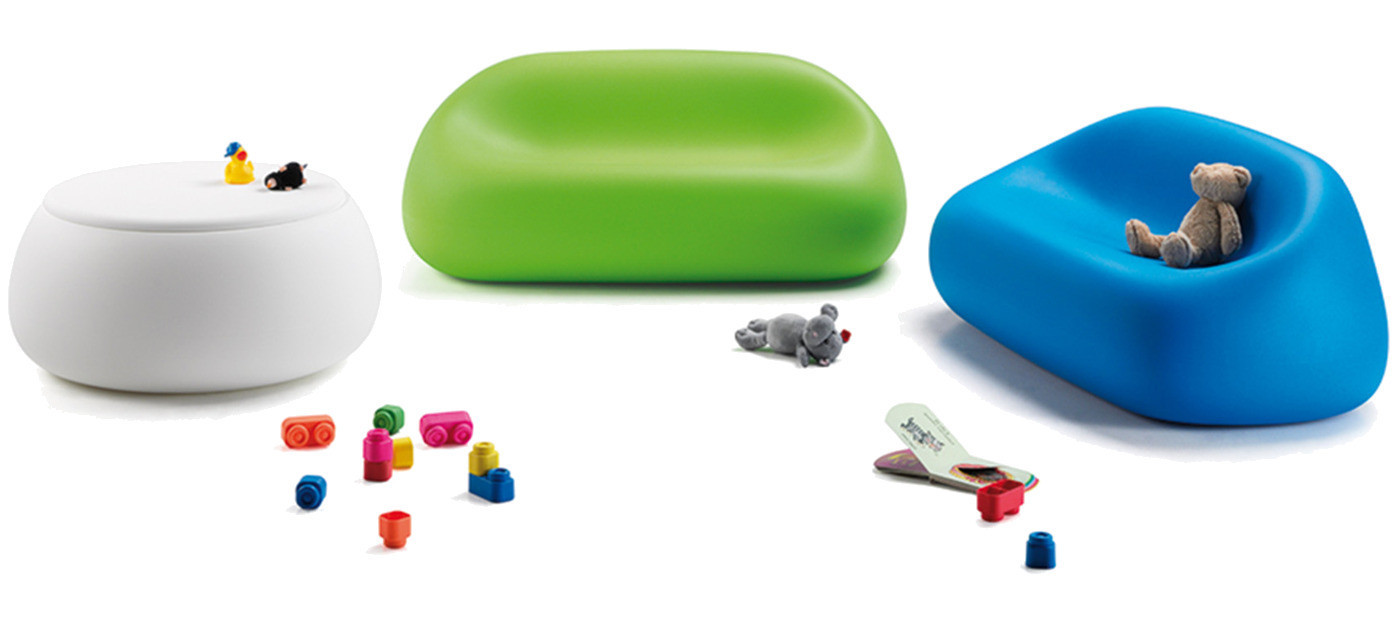 Plust Gumball Junior divano, A2 verde