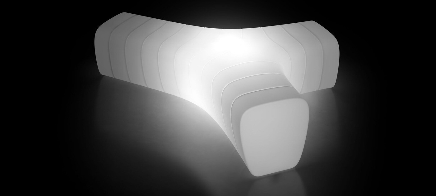 Plust Jetlag bench, U1 White Light