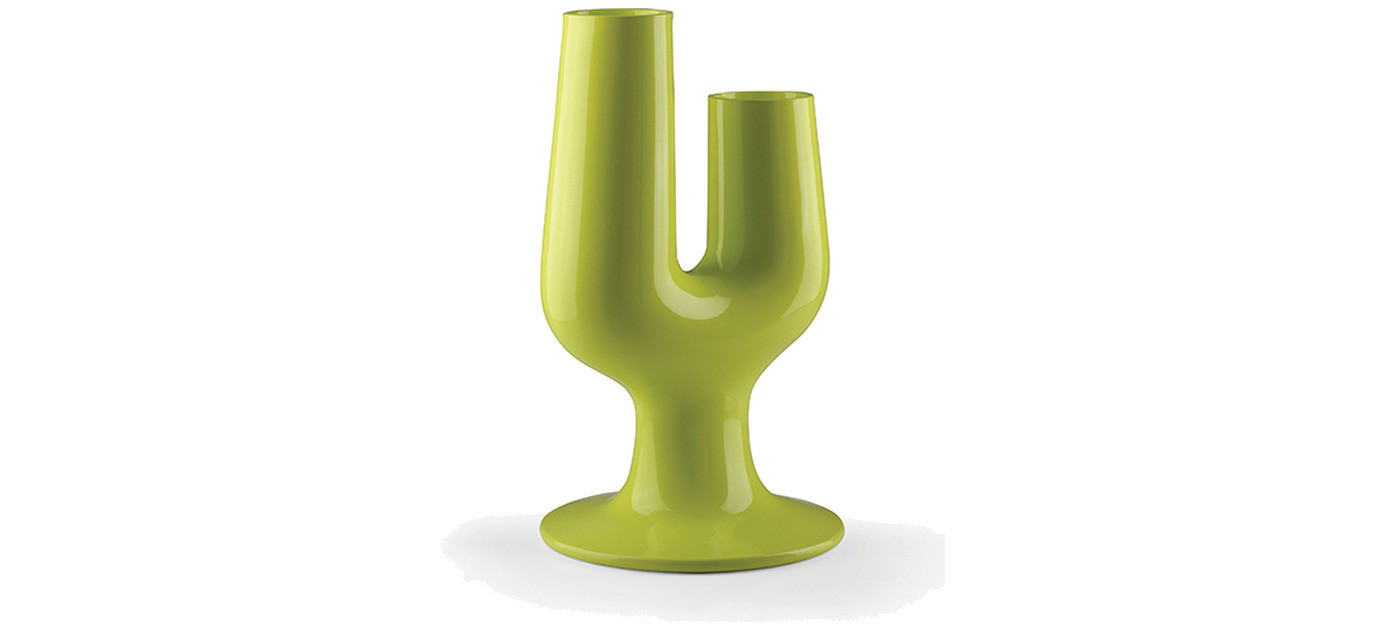 Plust Cactus pot, 86 acid green