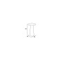 Plust Fura bar table structure, dimensions