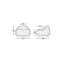 Plust Airball armchair, dimensions