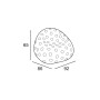 Plust Airball poltrona, misure