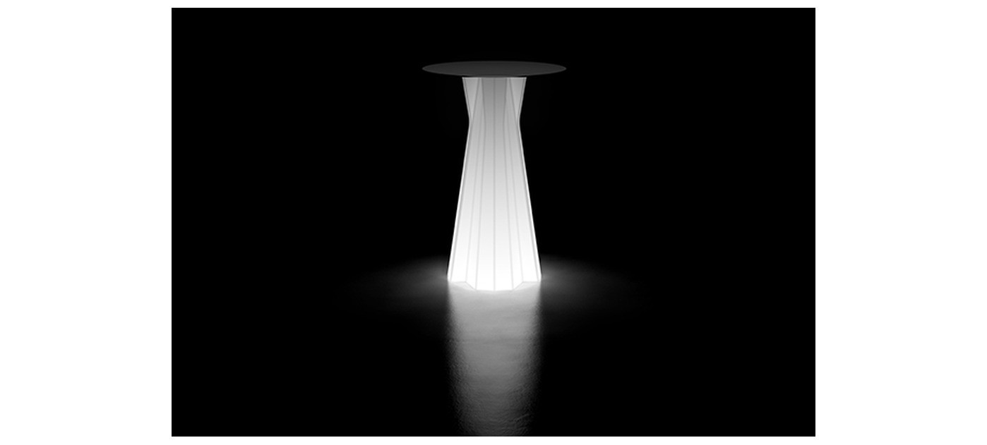 Plust Frozen Stehtischgestell, U1 White Light