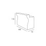 Plust Bartolomeo desk, dimensions