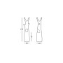 Plust Godot coat stand, dimensions