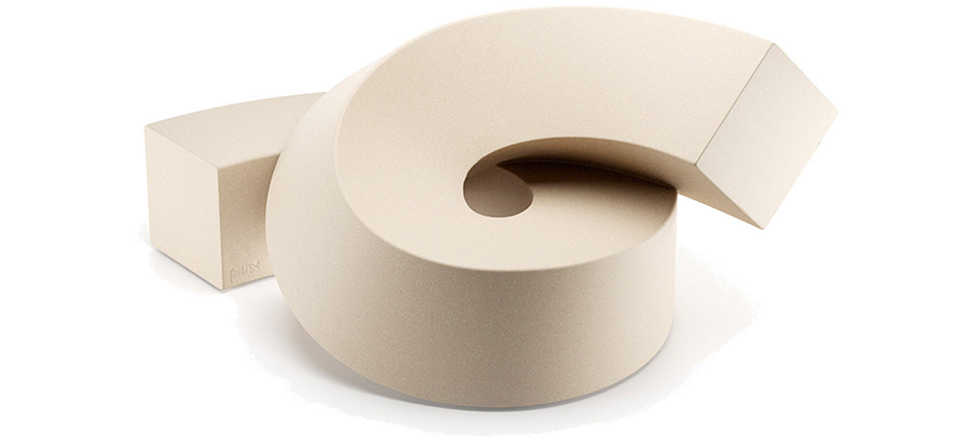 Plust Twist seat, U4 Stone