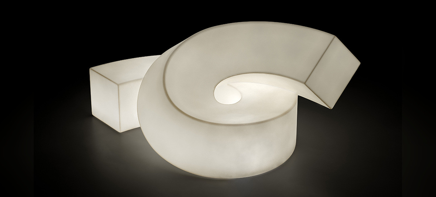 Plust Twist seduta, versione luminosa