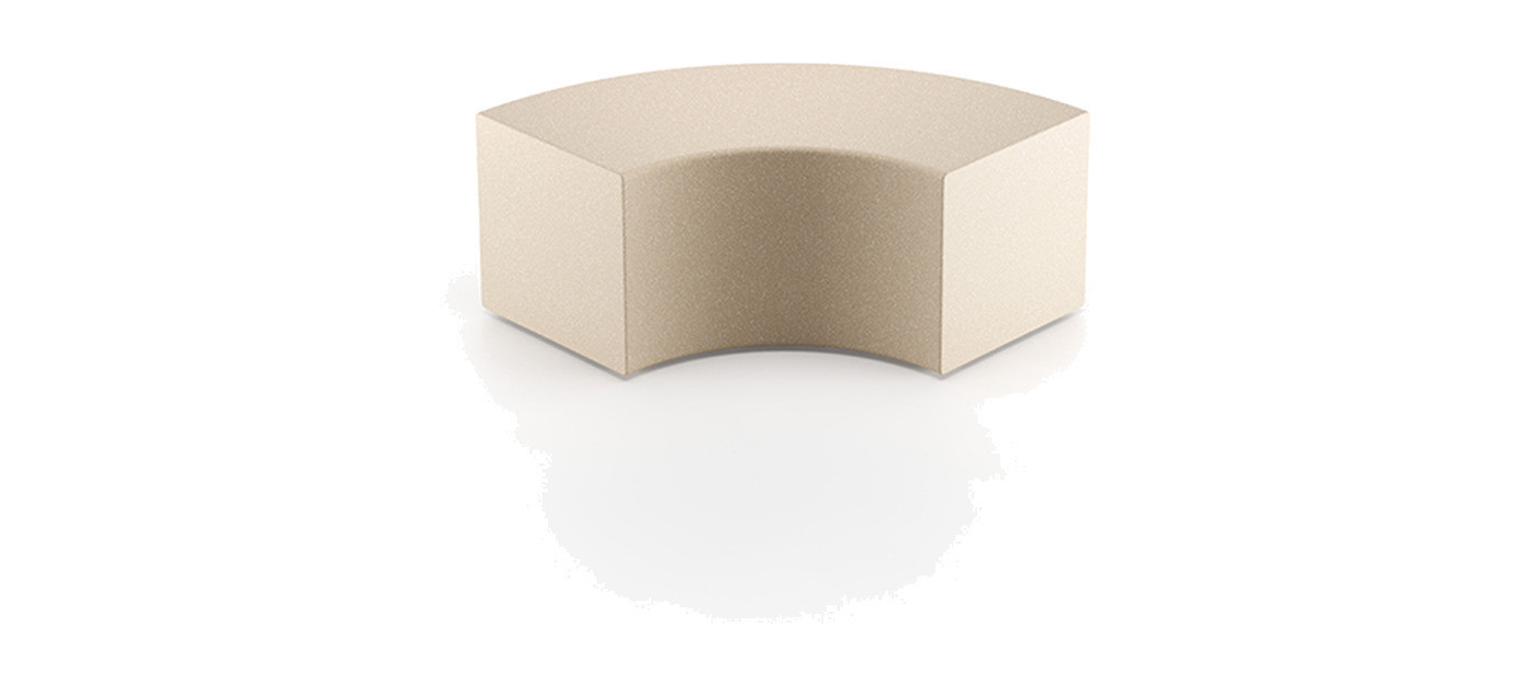 Plust Twist bench, U4 Stone