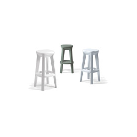Plust Frozen square stool