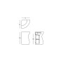 Plust Bartolomeo corner, dimensions