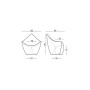 Plust Vela armchair, dimensions