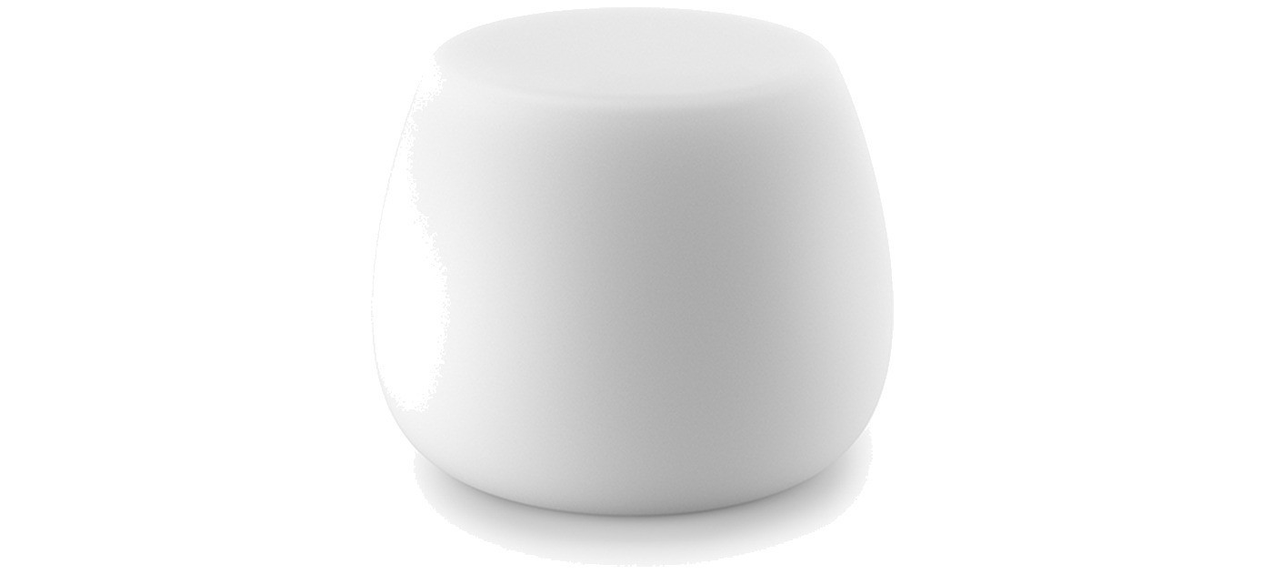 Plust Boom low stool, C2 white