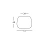 Plust Boom low stool, dimensions