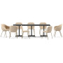 Plust Table Tischgestell aus Metall, schwarz