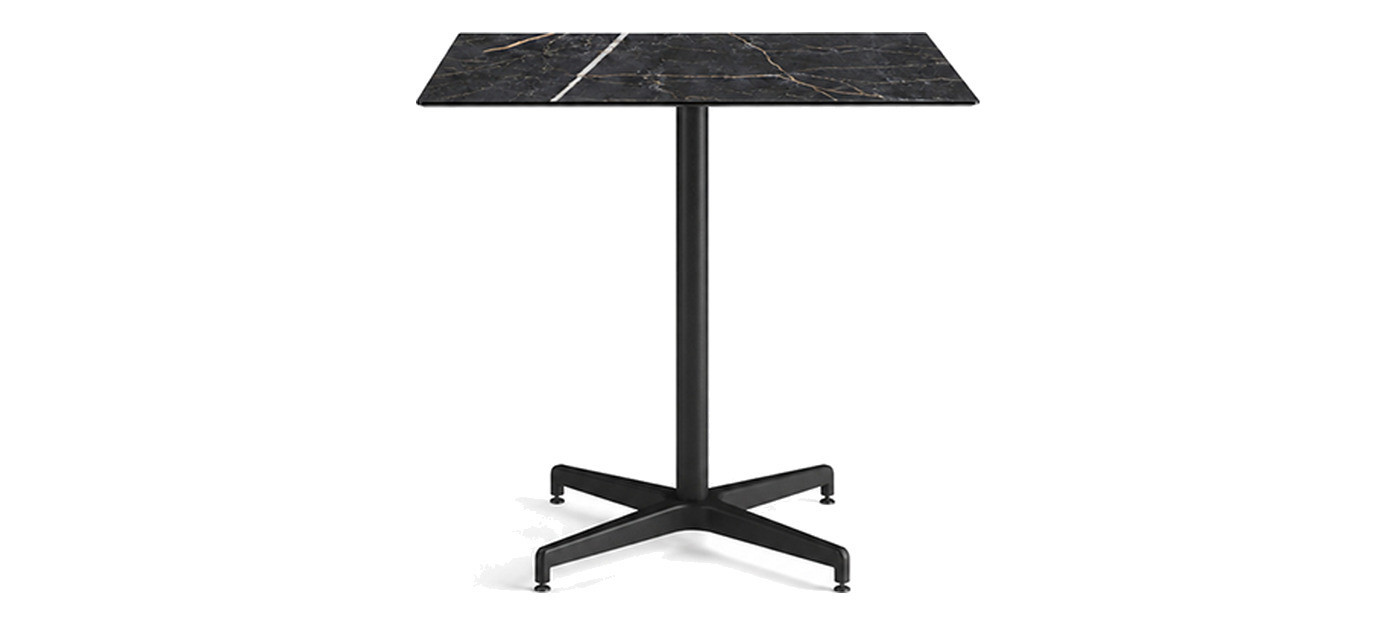 Plust Table struttura tavolo in metallo, nero