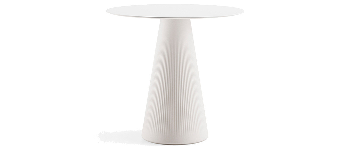 Plust Fade Esstischgestell, U1 White Light