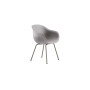 Plust Fade sedia con gambe in metallo, V7 Creta
