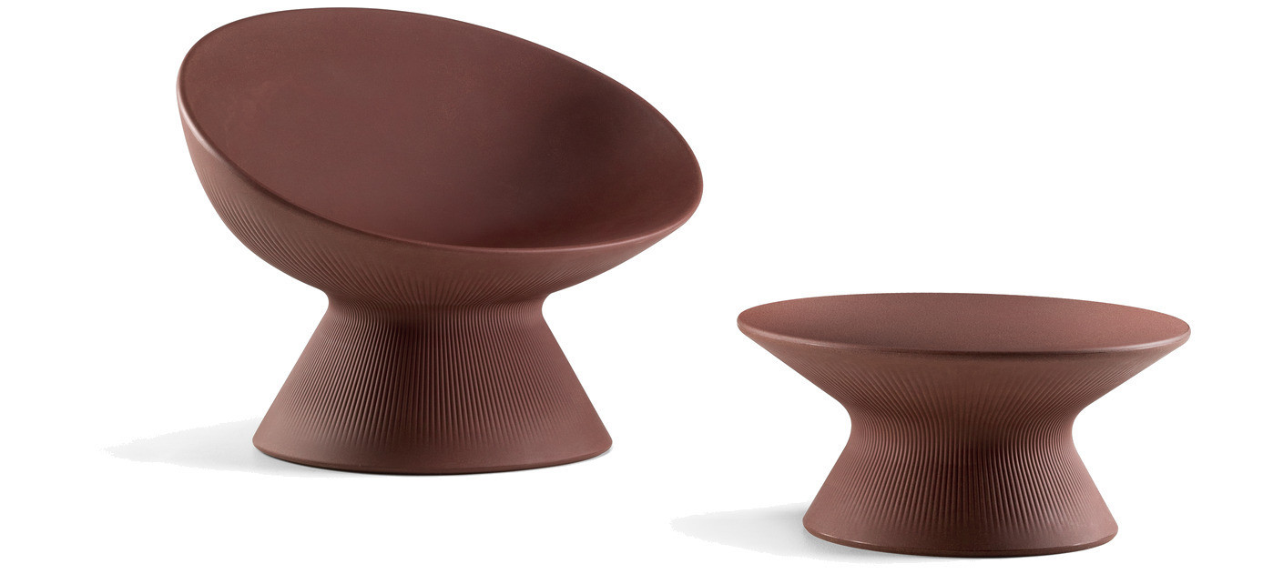 Plust Fade klupski stolić, U0 Lava
