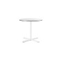 Plust Fade table metal structure, white