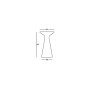 Plust Fade tavolo, misure