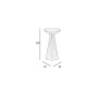 Plust Fade table, dimensions