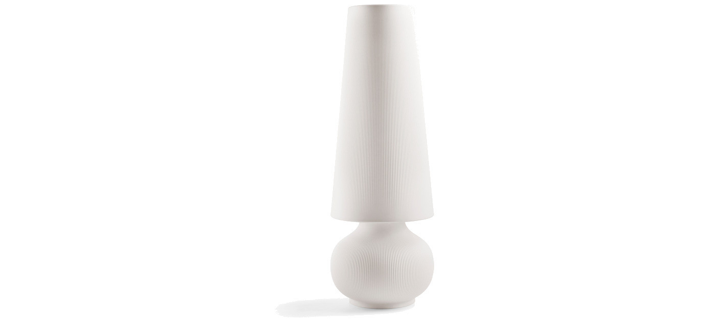 Plust Fade lampada da terra, U1 White Light