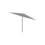Nata round umbrella, R 280 cm, Black RAL 9005, Solidum Grey