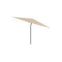 Nata ombrellone rotondo, R 280 cm, Nero RAL 9005, Sunbrella Sand