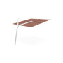 Spectra Forward ombrellone, 250 x 250 cm, Alluminio anodizzato, Terra