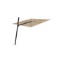 Spectra Forward ombrellone, 250 x 250 cm, Nero RAL 9005, Sunbrella Sand