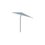 Nata square umbrella, 200 x 200 cm, Black RAL 9005, Acqua