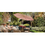 Nata square umbrella, 200 x 200 cm, setting