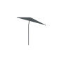 Nata square umbrella, 230 x 230 cm, Black RAL 9005, Sunbrella Black