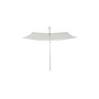 Infina hexagonal umbrella, R300 cm with protection cover, Anodized aluminium, Solidum Canvas