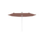 Infina hexagonal umbrella, R300 cm with protection cover, Anodized aluminium, Terra