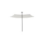 Infina hexagonal umbrella, R300 cm with protection cover, Black RAL 9005, Solidum Canvas