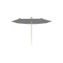 Infina hexagonal umbrella, R300 cm with protection cover, Beige Limestone (ref. RAL 1013), Solidum Grey