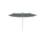 Infina hexagonal umbrella, R300 cm with protection cover, Beige Limestone (ref. RAL 1013), Sunbrella Flanelle