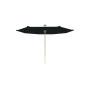Infina šestkoten senčnik, R300 cm z zaščitnim prekrivalom, Beige Limestone (ref. RAL 1013), Sunbrella Black
