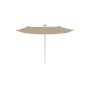 Infina šestkoten senčnik, R300 cm z zaščitnim prekrivalom, Beige Limestone (ref. RAL 1013), Sunbrella Sand