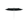 Infina hexagonal umbrella, R300 cm with protection cover, White, Sunbrella Black