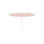 Infina hexagonal umbrella, R300 cm with protection cover, White, Nectar