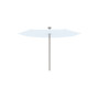Infina hexagonal umbrella, R300 cm with protection cover, Bronze (ref. RAL 8014), Solidum Natural