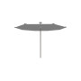 Infina hexagonal umbrella, R300 cm with protection cover, Bronze (ref. RAL 8014), Solidum Grey