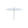 Infina hexagonaler Sonnenschirm, R300 cm mit Schutzhülle, Bronze (ref. RAL 8014), Sunbrella Marble