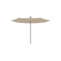 Infina šestkoten senčnik, R300 cm z zaščitnim prekrivalom, Bronasta (ref. RAL 8014), Sunbrella Sand